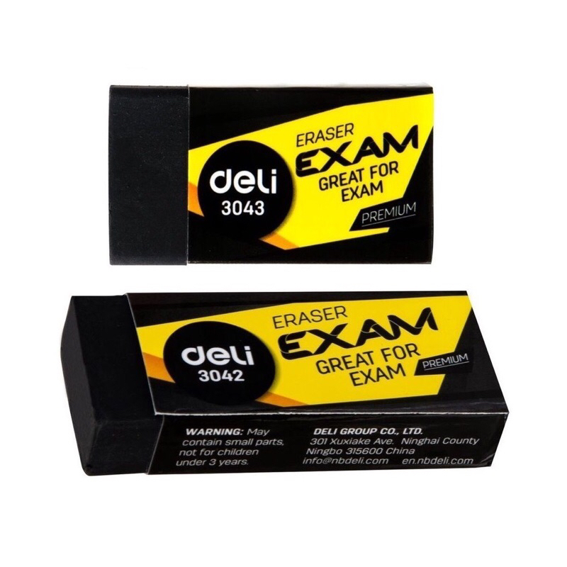 1 Viên tẩy đen deli to mã 3042 tẩy cực sạch