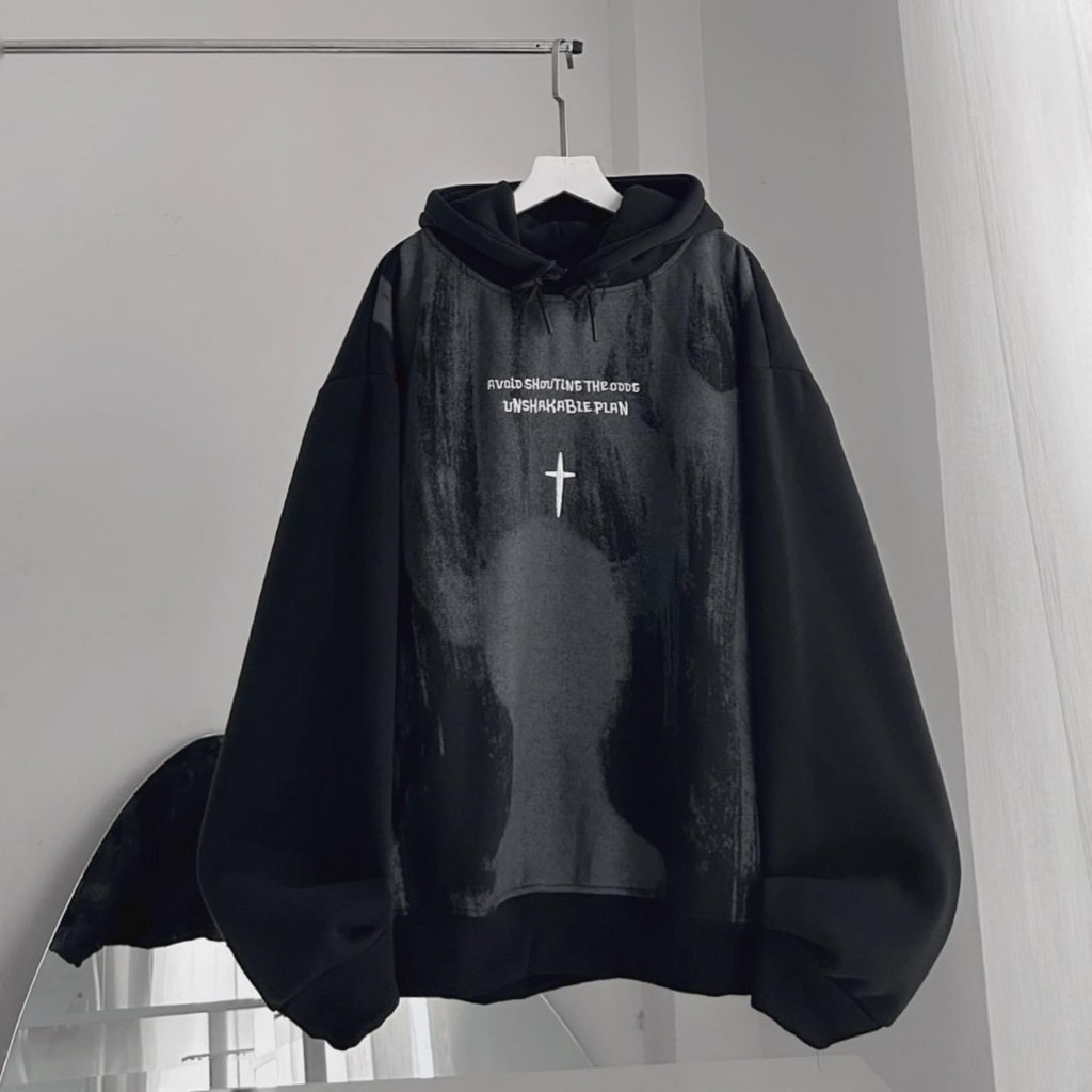 Áo Khoác Hoodie THÊU CHỮ THẬP Nam Nữ, Chất Vải Nỉ Dày Dặn, Thấm Hút Mồ Hôi, Phong Cách unisex streetwear
