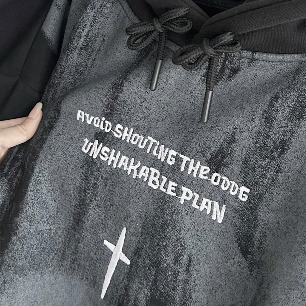 Áo Khoác Hoodie THÊU CHỮ THẬP Nam Nữ, Chất Vải Nỉ Dày Dặn, Thấm Hút Mồ Hôi, Phong Cách unisex streetwear