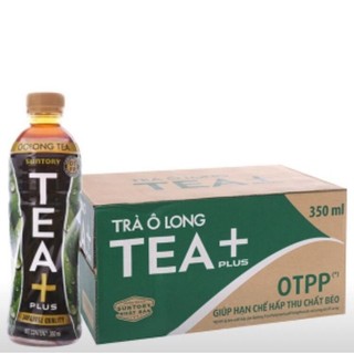 Lốc trà Olong  Tea plus+ 6 chai 455ml