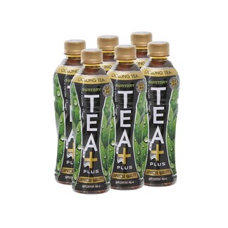Lốc trà Olong  Tea plus+ 6 chai 455ml