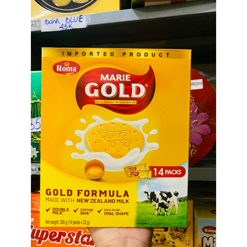 Bánh Quy Sữa MARIE GOLD Làm Từ Sữa New Zealand Milk