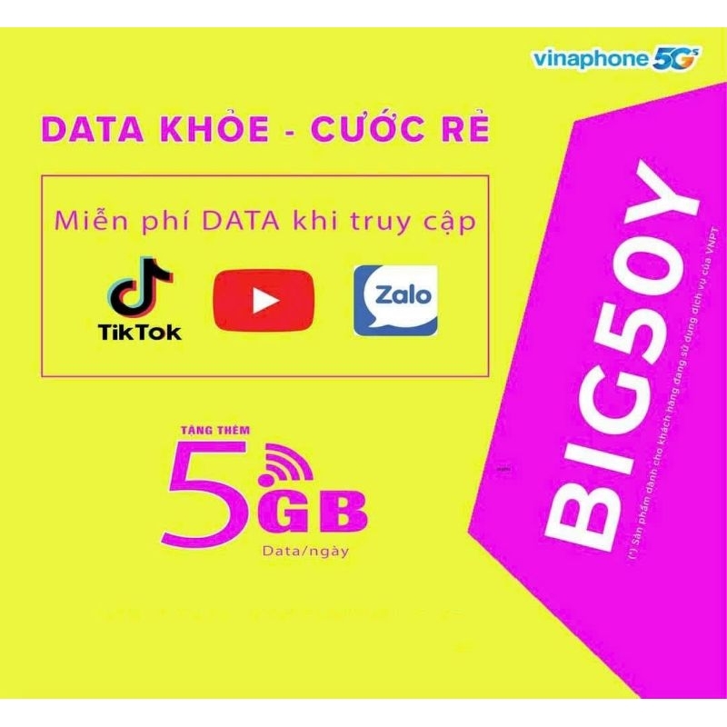 Sim 4g 14 tháng Big50y