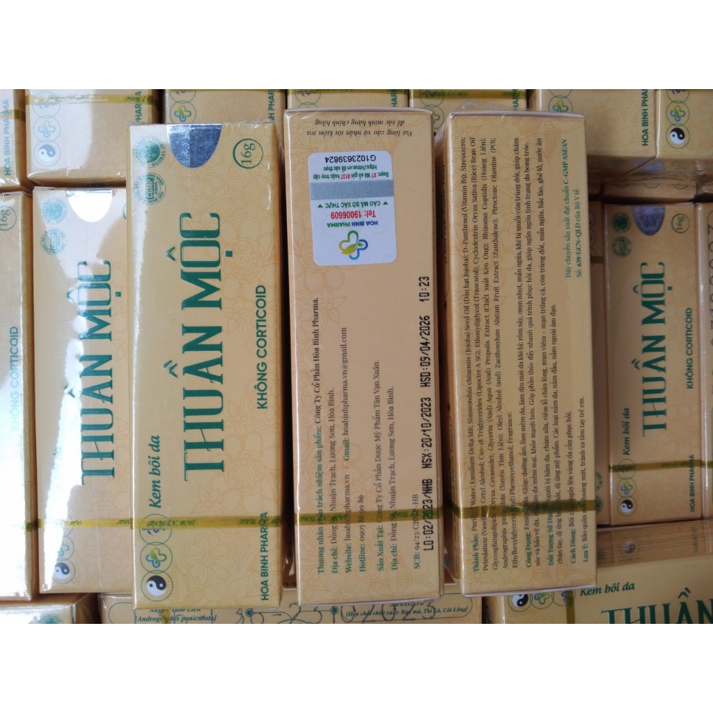 KEM BÔI DA THUẦN MỘC 16G