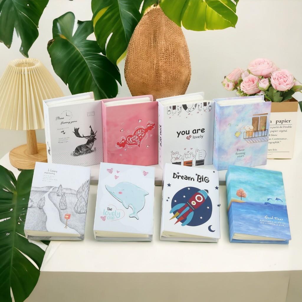 Album 6x9 đựng 200 tấm mẫu bìa nhỏ xinh xắn