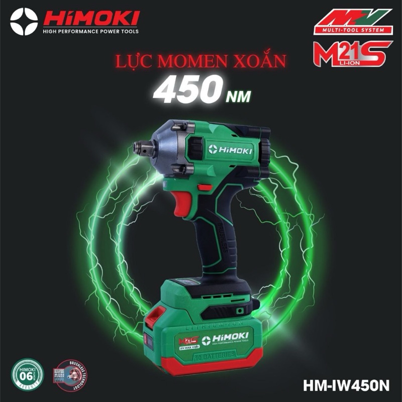Khoan pin himoki 450w