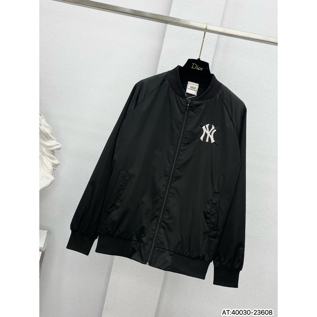 Áo Gió NY MLB - Áo Khoác Gió 2 Lớp Logo Thêu Cao Cấp Chuẩn Form - Siêu Phẩm Chào Đông 2023