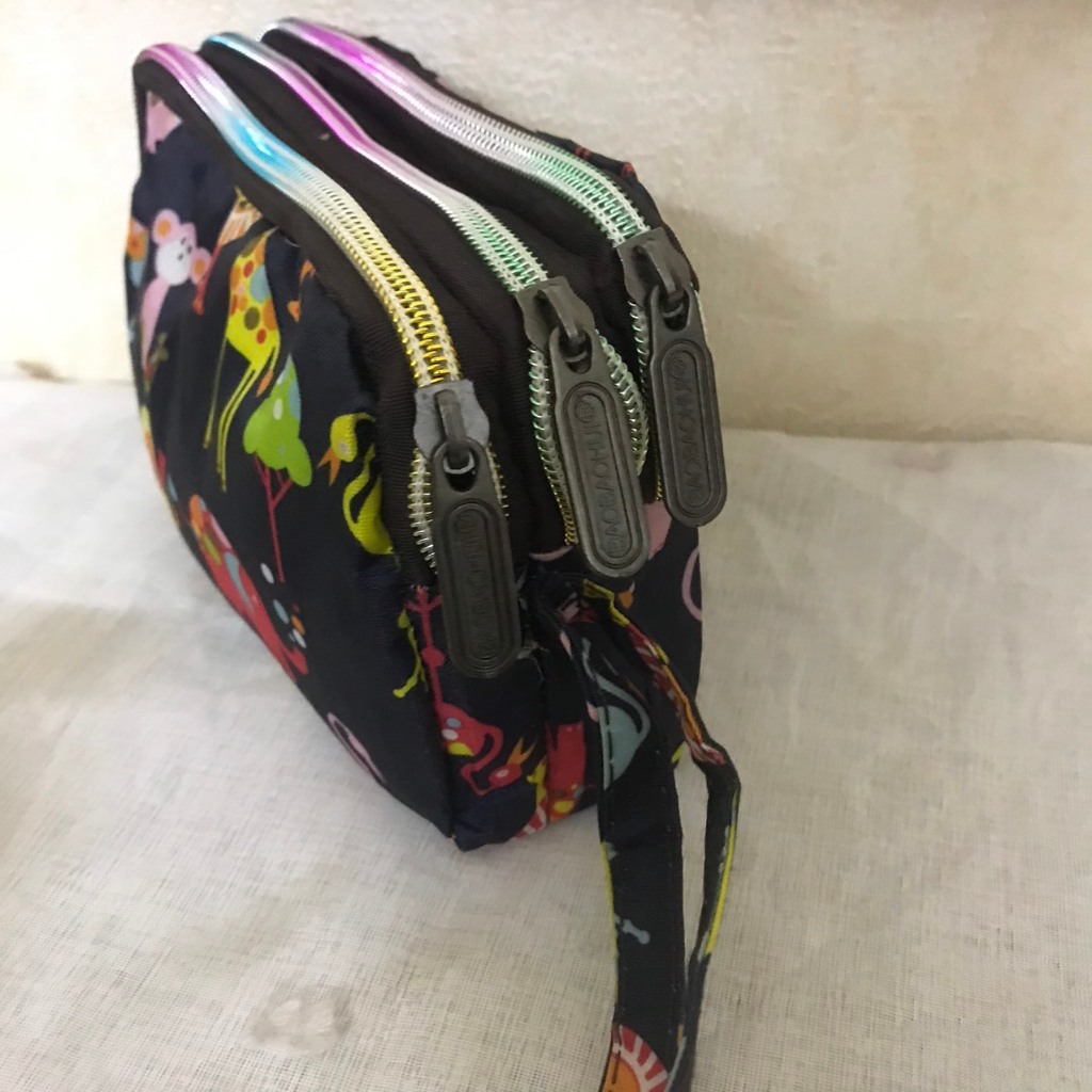 Ví dù 3 ngăn họa tiết