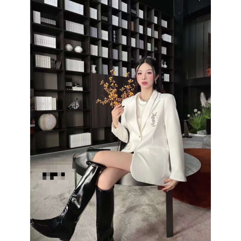 Áo vest đính đá lưng cao cấp