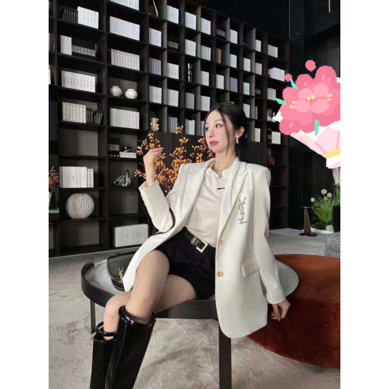 Áo vest đính đá lưng cao cấp