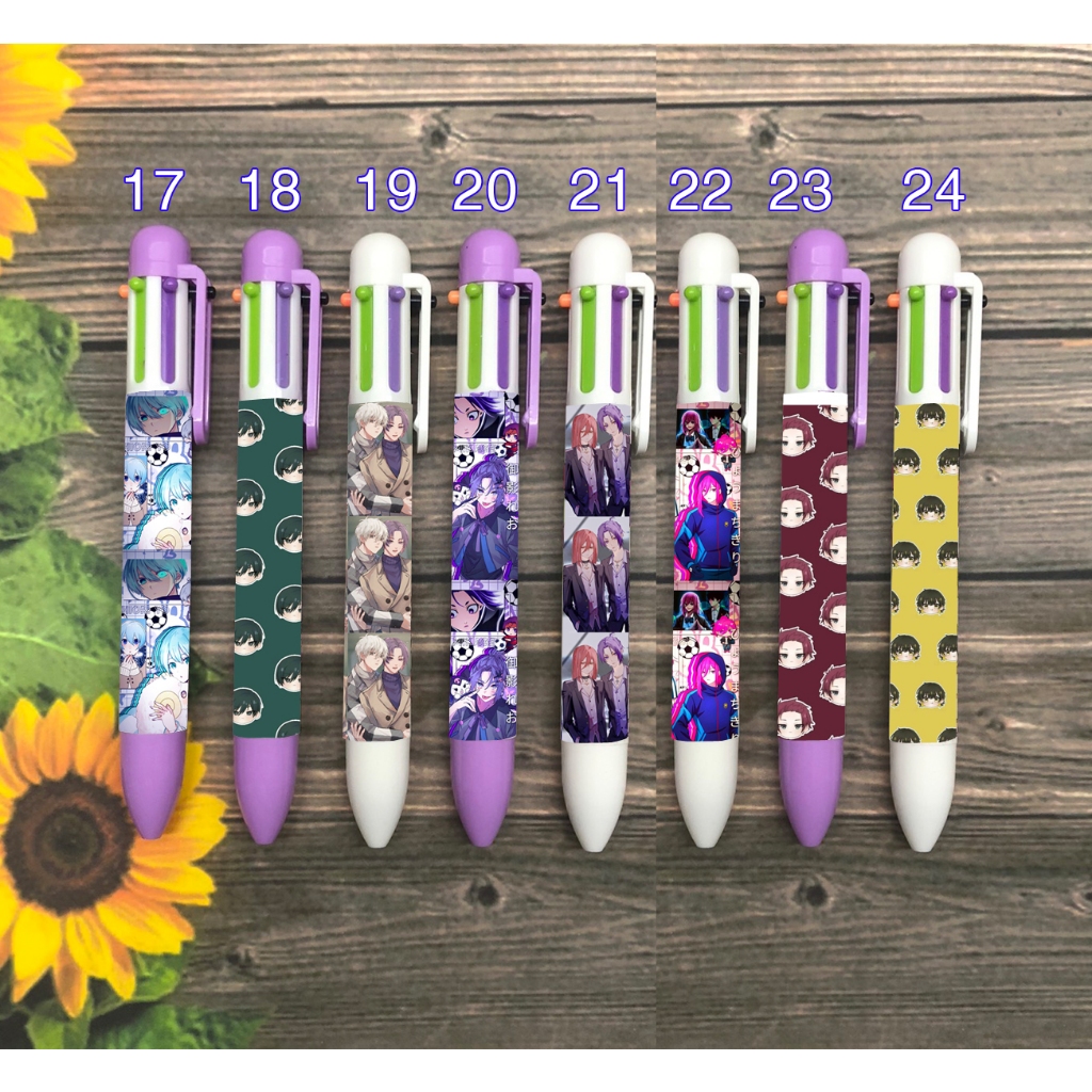 Bút blue lock Isagi Yoichi Bachira Meguru Chigiri Hyoma Kunigami Rensuke Gagamaru Gin Nagi Seishiro