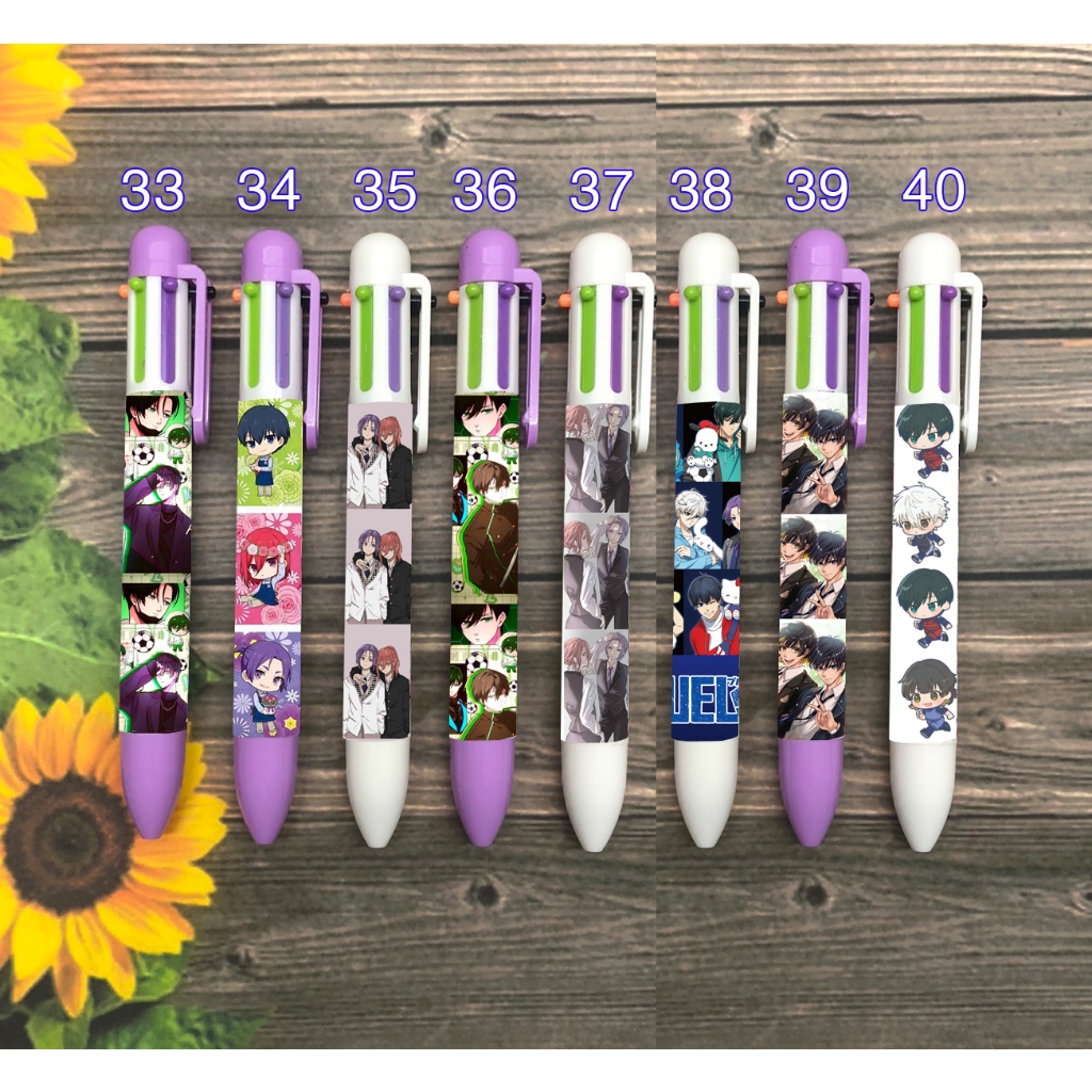 Bút blue lock Isagi Yoichi Bachira Meguru Chigiri Hyoma Kunigami Rensuke Gagamaru Gin Nagi Seishiro