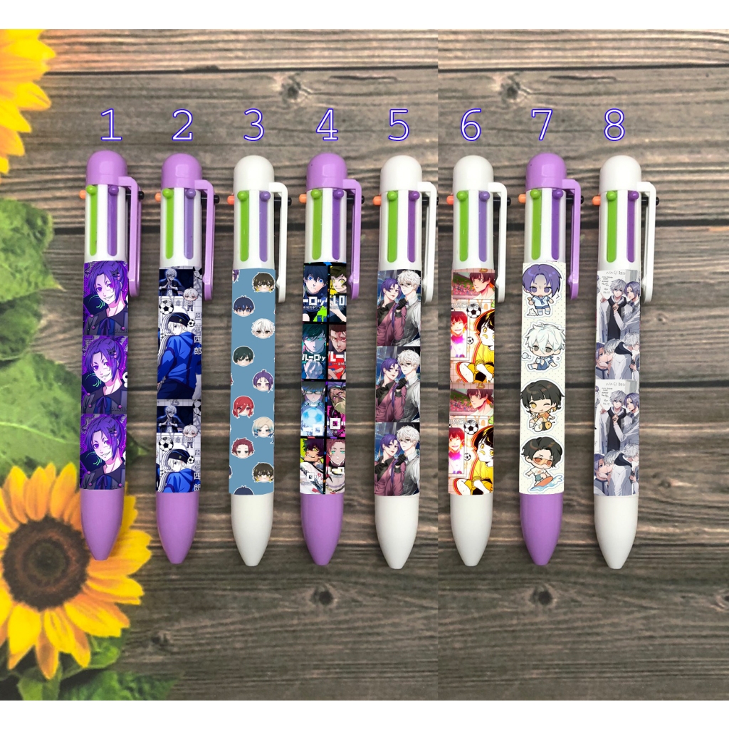Bút blue lock Isagi Yoichi Bachira Meguru Chigiri Hyoma Kunigami Rensuke Gagamaru Gin Nagi Seishiro