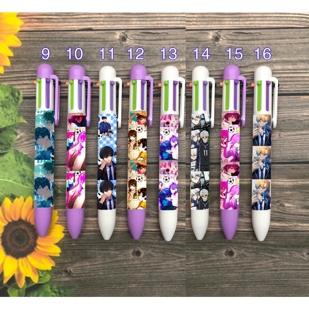 Bút blue lock Isagi Yoichi Bachira Meguru Chigiri Hyoma Kunigami Rensuke Gagamaru Gin Nagi Seishiro