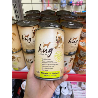 Pate HUG lon 400gr cho chó đủ vị
