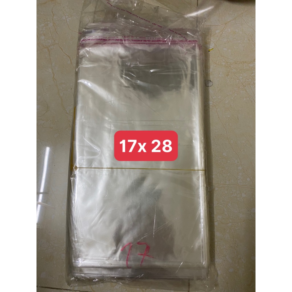 Túi OPP - NXB Kim Đồng - Bọc truyện tranh - kích thước 14x20, 15x25, 17x28 - 50 túi/ gói