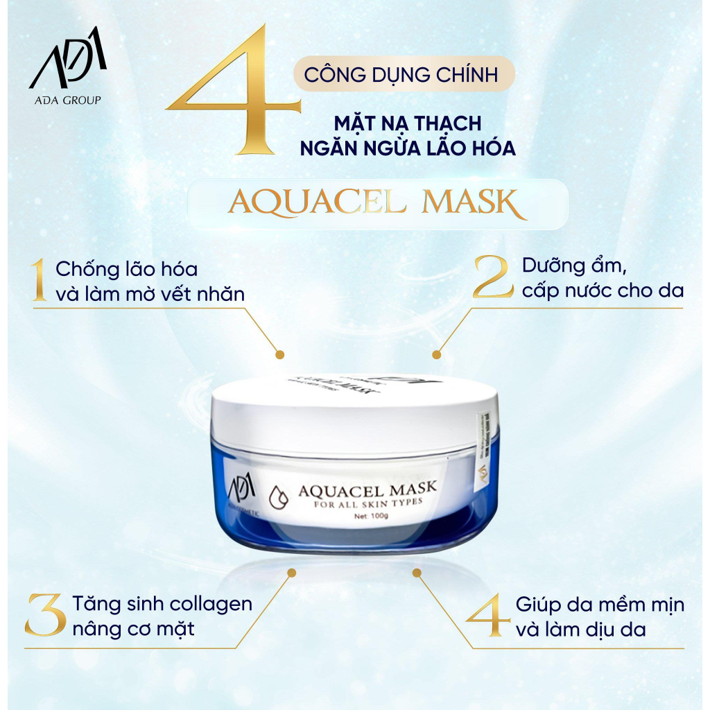 Siêu phẩm Mặt Nạ Thạch AQUACEL Mask ADA GROUP ( 100g )