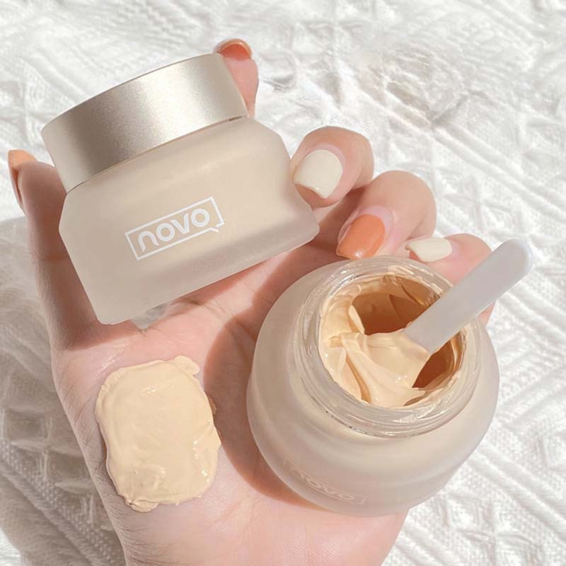 Kem nền Novo che khuyết điểm chống thấm nước, mịn mướt, mỏng nhẹ
