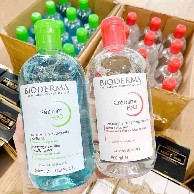 Nước Tẩy Trang Bioderma Cho Da Dầu Mụn Và Da Nhạy Cảm 500ml