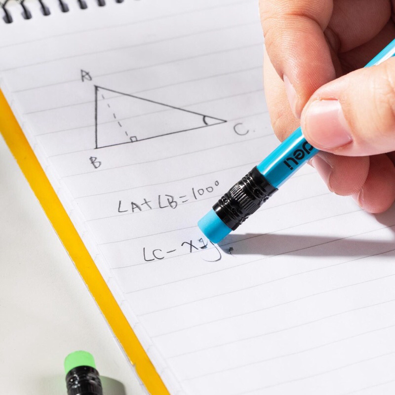 Hộp 12 bút chì deli 2B cao cấp gỗ đen mã C019