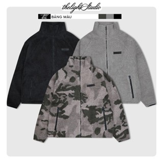 Áo sweater Essentials polar ss22 full zip unisex dày dặn, áo sweater phong cách streetwear cao cấp TLS