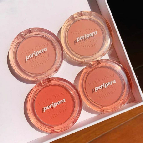 Phấn Má Hồng Peripera Pure Blushed Sunshine Cheek Pastel Lavender Prize Pink CHÍNH HÃNG