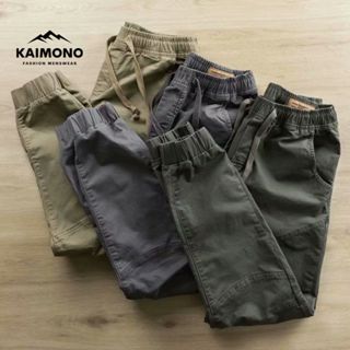 Quần kaki nam dài cao cấp, quần jogger nam co giãn hack dáng KAIMONO Quần baggy nam thể thao big size bo gấu KP101