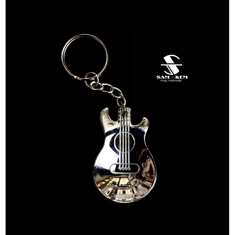 Móc Khoá Handmade hình cây đàn guitar