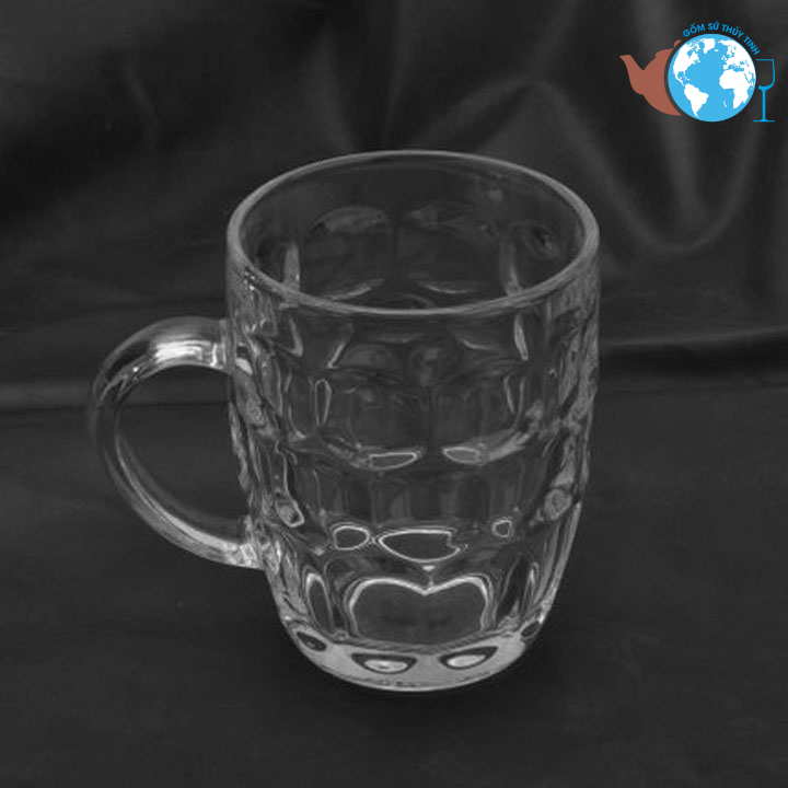 6 Ly thủy tinh uống trà 217/ 6 ly uống bia có quai 270ml