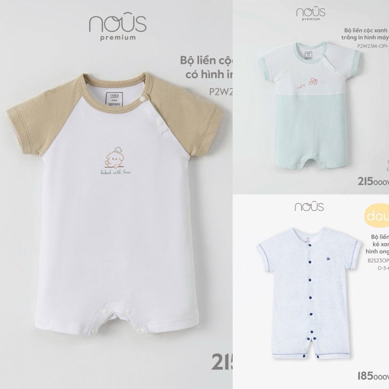 {Nhùn nhùn} Nous cao cấp mới body/váy cho bé