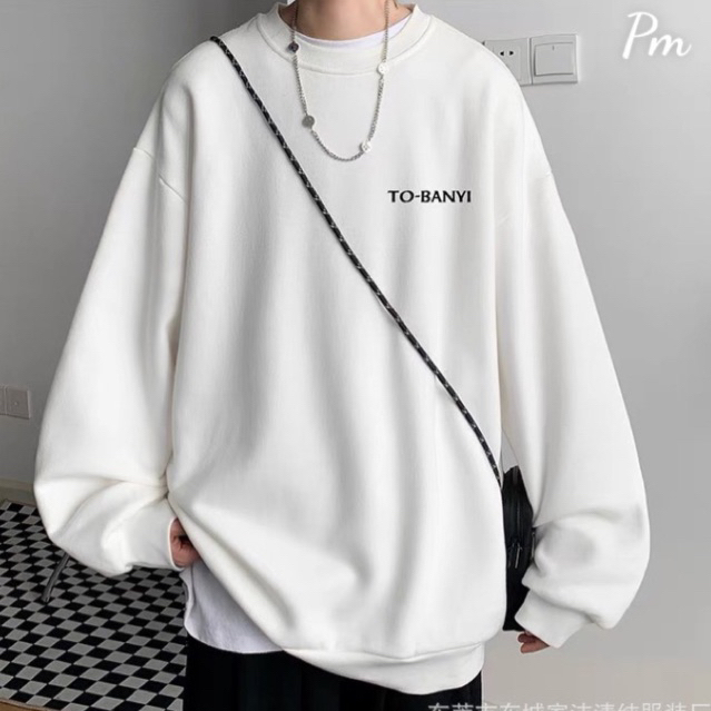 Áo nỉ bo TO_BANYI chất nỉ lót bông,áo xuông thụng