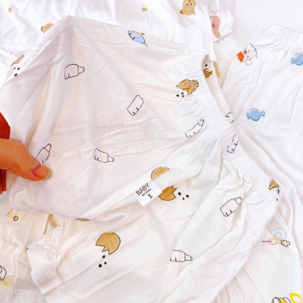 Quần đùi cho bé LILAKIDS cho bé trai bé gái quần đùi chục chất thun lạnh mềm mát QC20