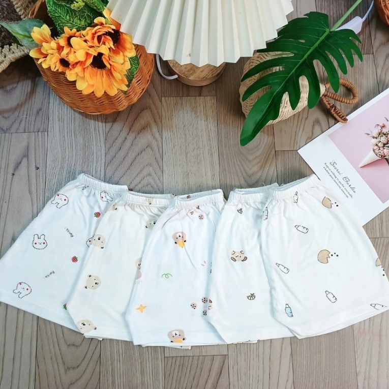 Quần đùi cho bé LILAKIDS cho bé trai bé gái quần đùi chục chất thun lạnh mềm mát QC20