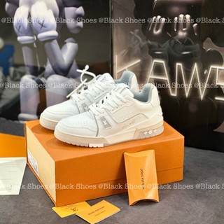 Giày thể thao louis_vuitton lv trainer #54 signature white,lv 54 xám trắng hàng cao cấp