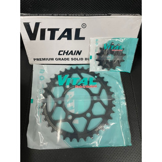 Nhông sên dĩa cho xe honda cb300r nhông 14t dĩa 36t sên đen & vàng >>> chính hãng vital