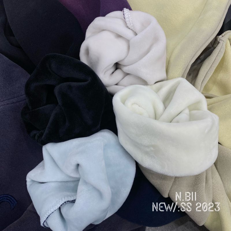 Áo nỉ hoodies loang mũ trong lót lông