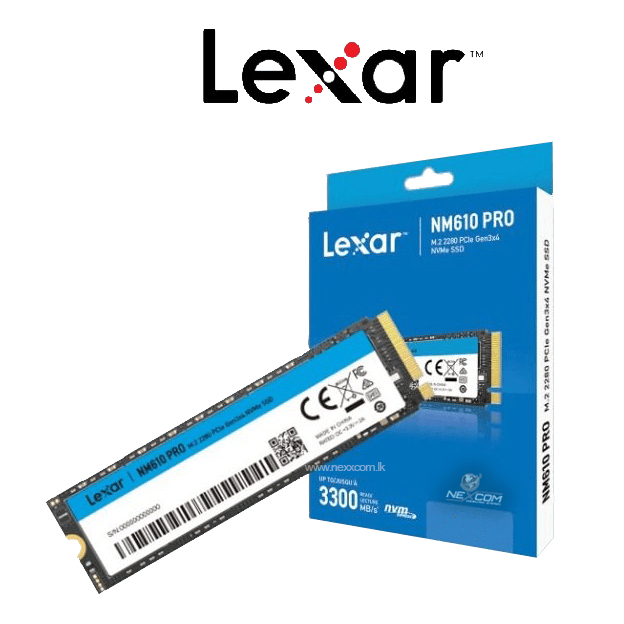 Combo SSD Lexar NM610 Pro 1TB M.2 2280 NVME - New - BH 36 Tháng