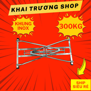 Khung võng xếp inox khung vuông