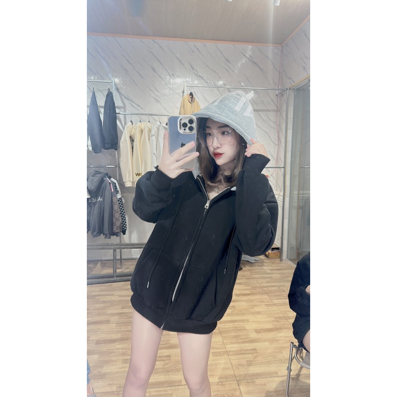 Áo khoác nỉ thêu in sc