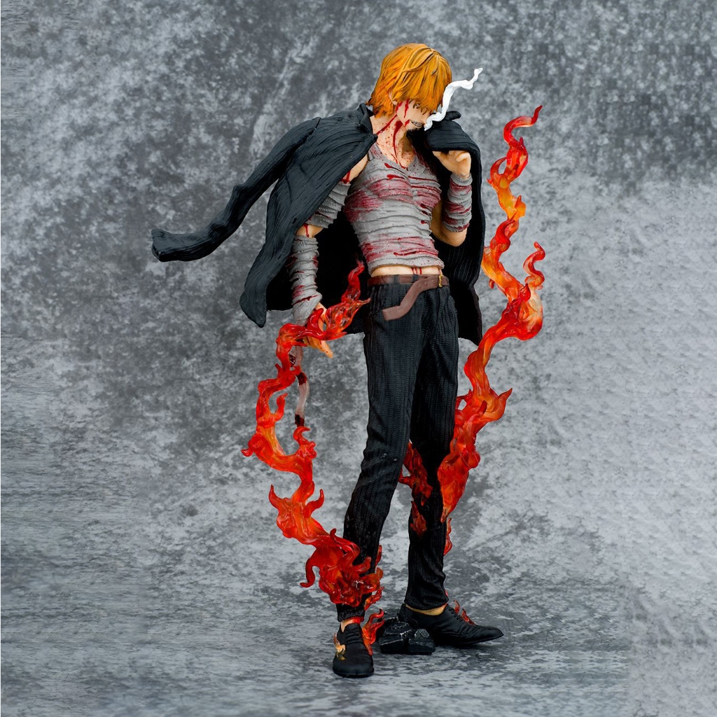 Mô Hình Sanji Đẫm Máu 28Cm Cực Ngầu - Mô hình One Piece Cao Cấp, Figure Mô Hình Anmie One Piece Luffy Vua Hải Tặc