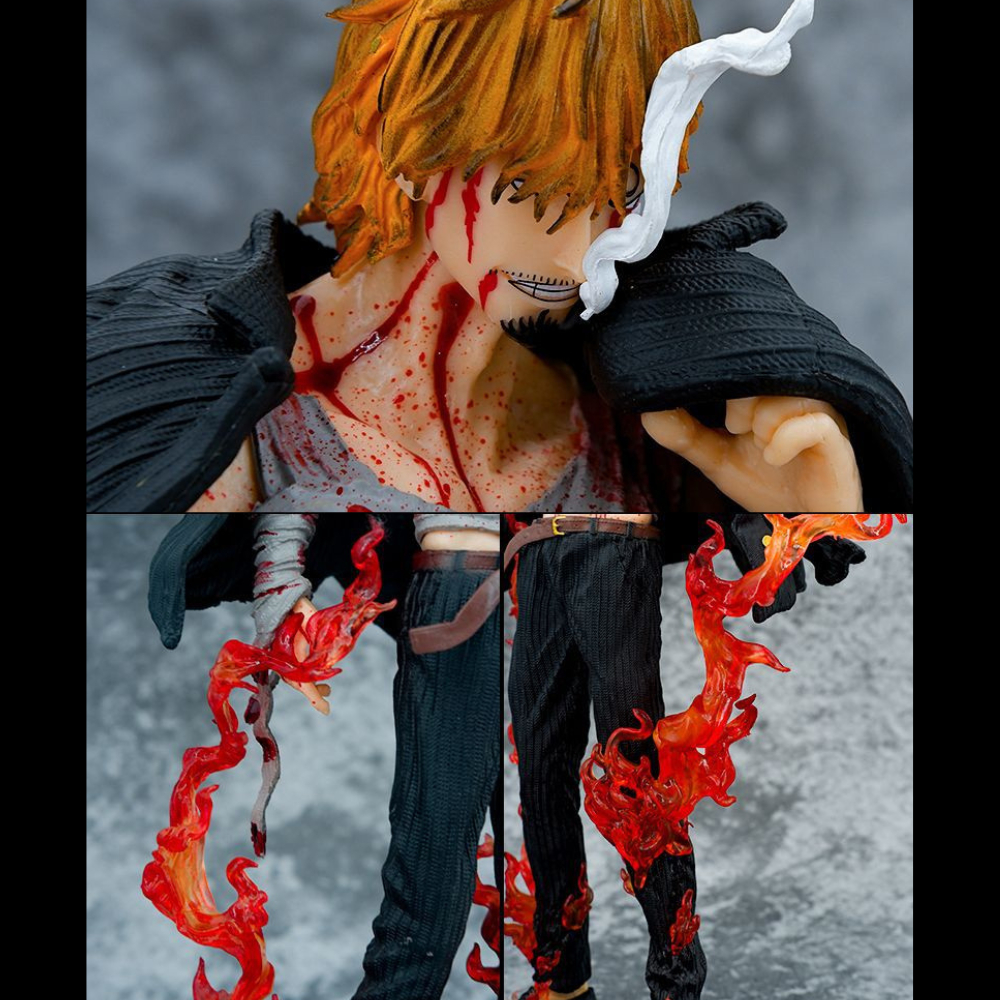 Mô Hình Sanji Đẫm Máu 28Cm Cực Ngầu - Mô hình One Piece Cao Cấp, Figure Mô Hình Anmie One Piece Luffy Vua Hải Tặc
