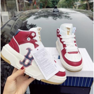 Giày thể thao sneaker mlb liner mận, mlb chunky liner đỏ mận