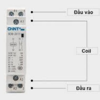 Khởi động từ 1P CHINT NCH8 25A ( xám trắng )