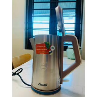 Ấm siêu tốc Kadashi nhập khẩu Thái lan, công tắc gạt, inox Liền