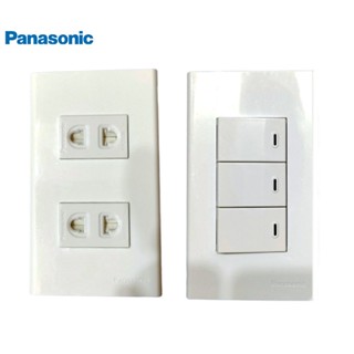 [Panasonic hạt to] Công tắc cắm nhanh, Ổ cắm nhanh panasonic hàng wide hạt to, mặt 1-2-3-4-6