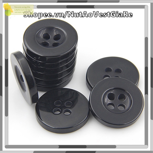 Set 50 chiếc cúc sơ mi cơ bản 4 lỗ , nút áo sơ mi