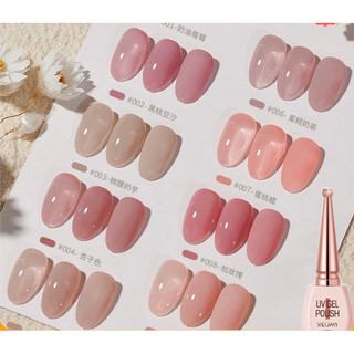  Set 12 màu sơn gel Thạch XEIJAYI chính hãng chai 15ml chất sơn đậm đặc tone màu hot thạch nâu thạch cam 