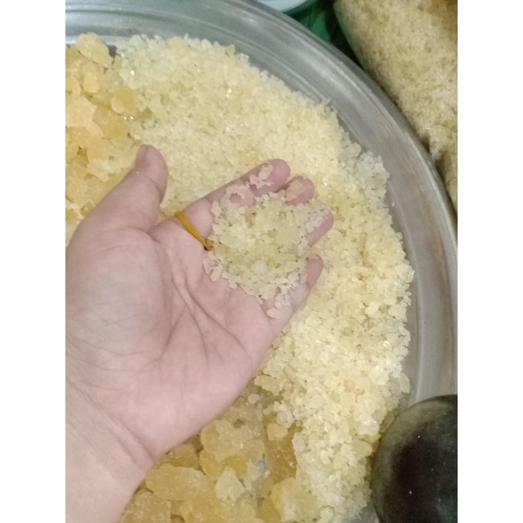 Đường phèn vàng mật mía đặc sản Quảng Ngãi dạng hạt mịn thơm ngon không ngâm không tẩy