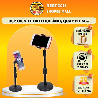 Giá Đỡ Điện Thoại BEETECH BTG07 Để Bàn, Đế Dựng Livestream, Xem Phim, Xoay 360 Độ