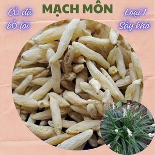 Mạch Môn, túi 100gr củ đã bỏ lõi sấy khô, hàng loại 1